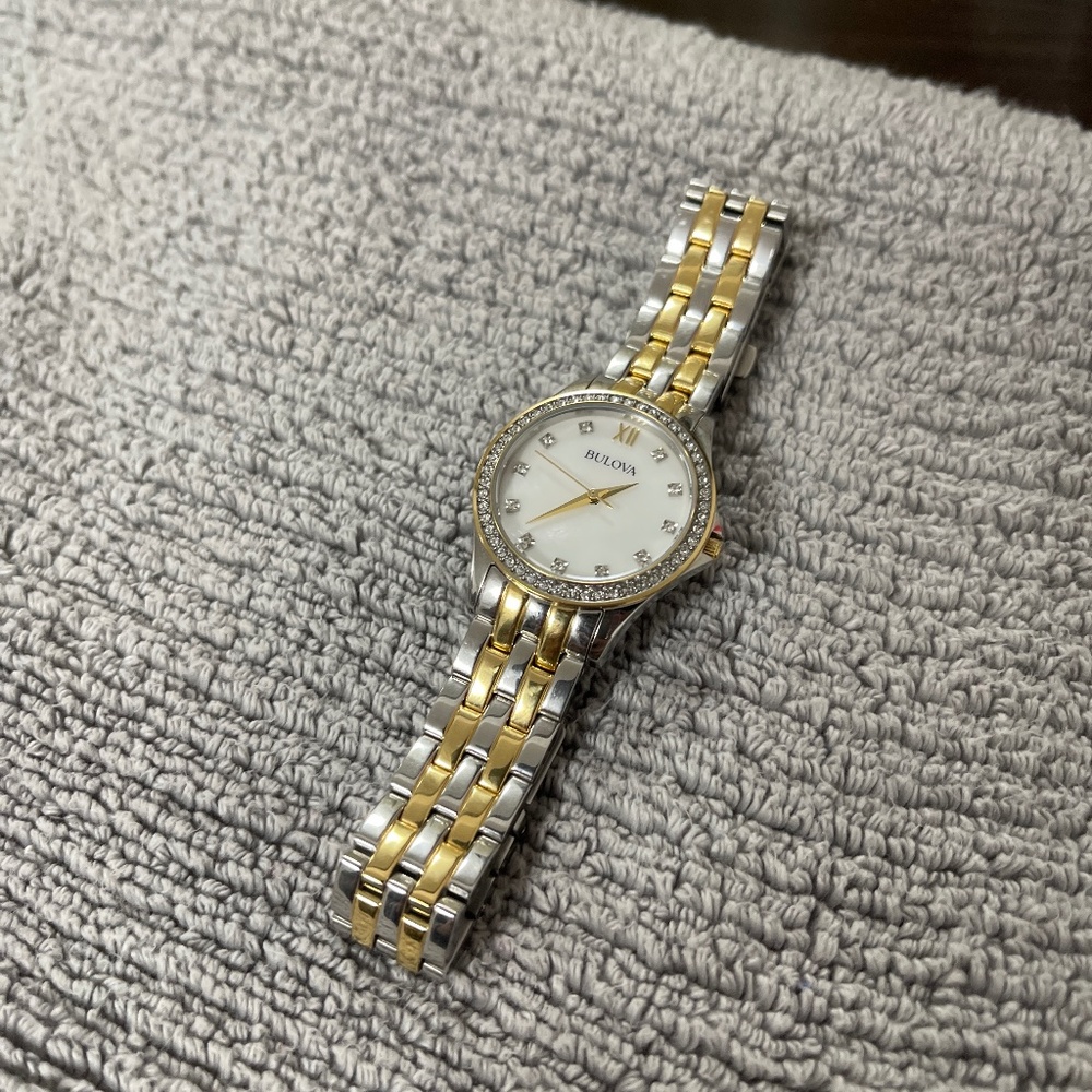 BULOVA Quartz Crystal Ladies Watch